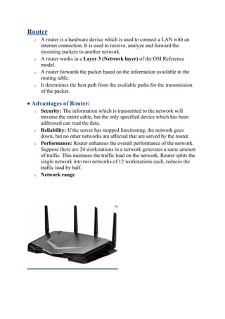 Computer Network Components | PDF