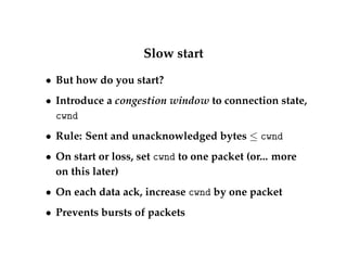 Tahoe RTT estimation 
 