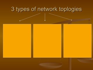3 types of network toplogies 