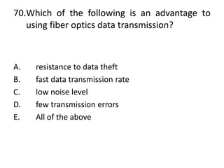 Computer Networking Multiple Choice Questions