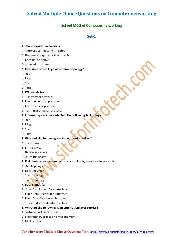 computer networking objective questions and answers in hindi