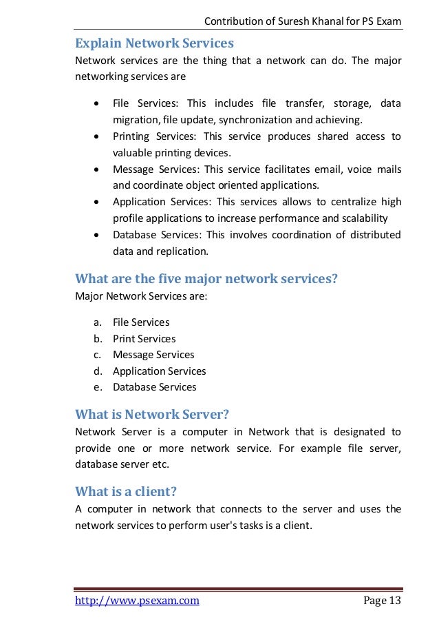 Computer networking short_questions_and_answers
