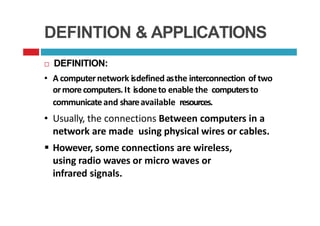 Connection Meaning Computer Computer networking xii | PDF