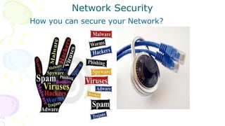 Network Security
How you can secure your Network?
 