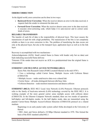 Computer network physical layer | PDF