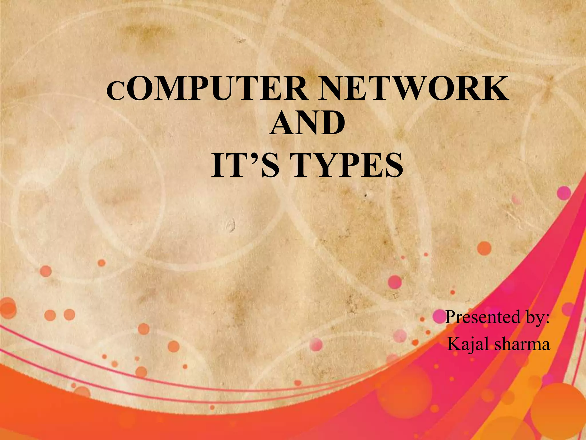 Computer network ppt communication | PPTX | Computer Networking | Computing