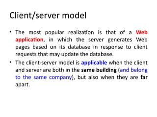 Realisation Server A computer network is a collection of interconnected devices that share ...