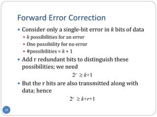 Computer Networks - Error Detection & Error Correction | PPTX ...