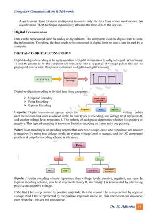 Computer Networks Notes by -Dr. K. Adisesha | PDF