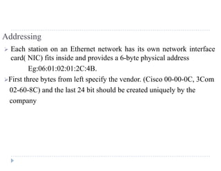 Addressing Nic Letters Computer networks lan | PDF
