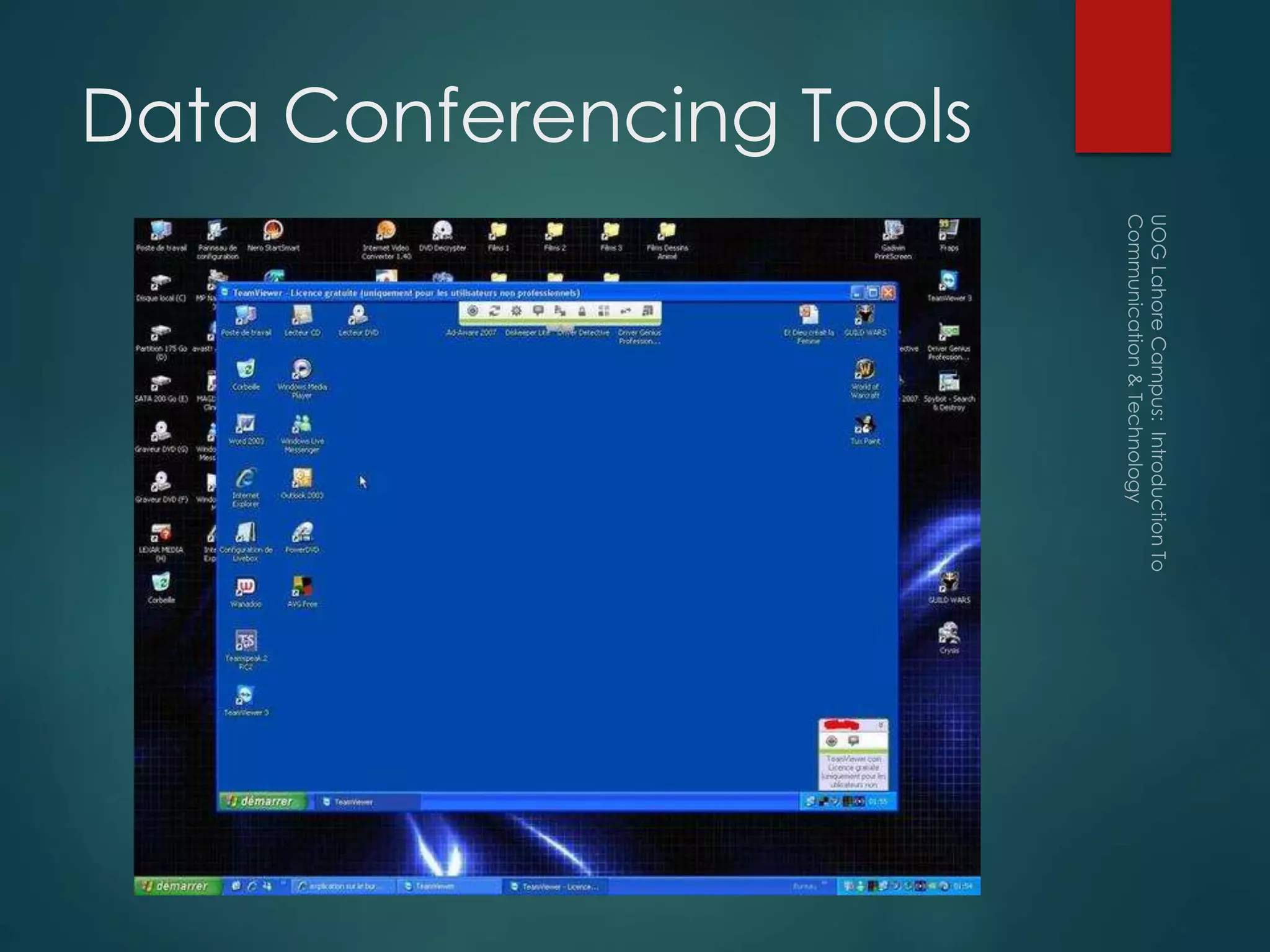 Data Conferencing Tools
 