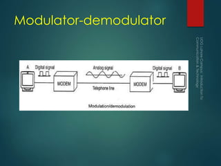 Modulator-demodulator
 