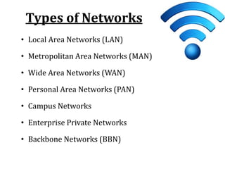 Computer Networks and Its Types | PPT