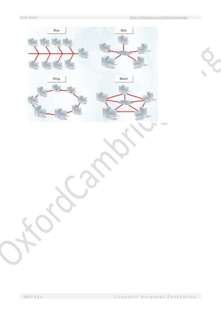 Study Notes http://SlideShare.net/OxfordCambridge
88 | P a g e C o m p u t e r N e t w o r k s F o u n d a t i o n
 