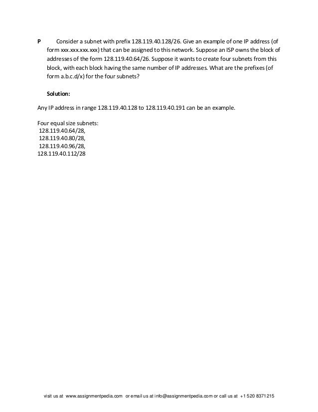 Computer network homework help