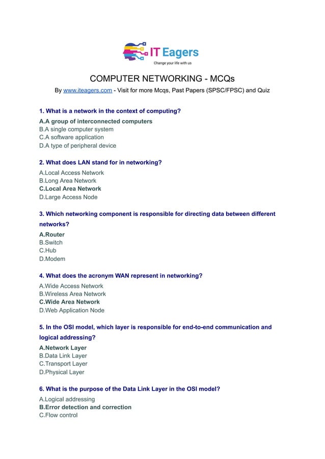 Computer Networks Mcqs.pdf
