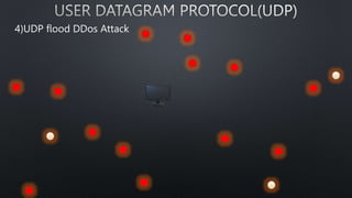 4)UDP flood DDos Attack
 