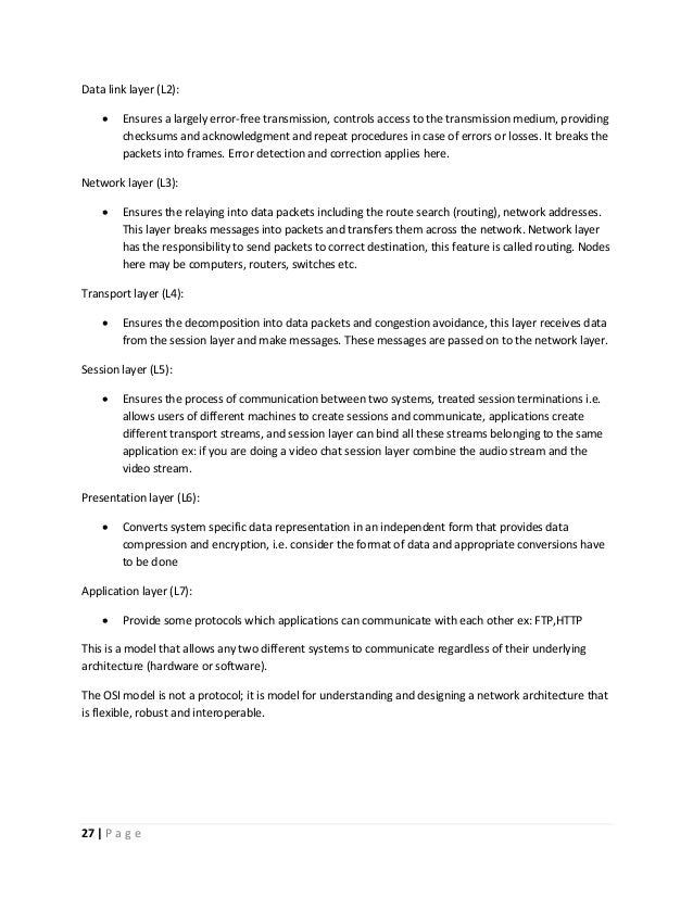 Computer networks short note (version 8)