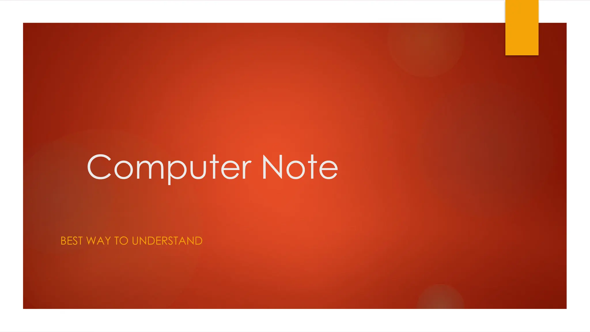 computer note in 2010.pptx fsrfe vdxsef e | PPTX