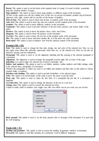 Computer notes | DOCX
