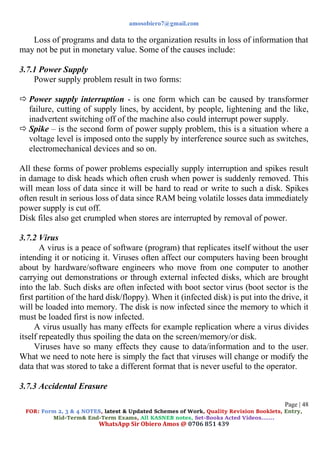 computer studies complete notes form 1. pdf | PDF