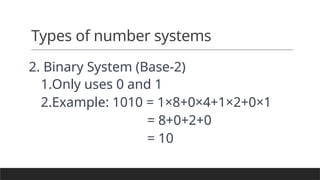 computer number systems quarter 1 matatag 7 | PPTX