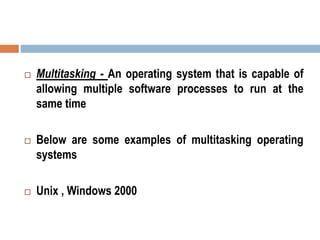 Computer operating system | PPT