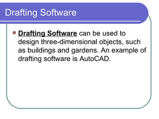 Program In Drafting Example Computer operations 7 | PPT