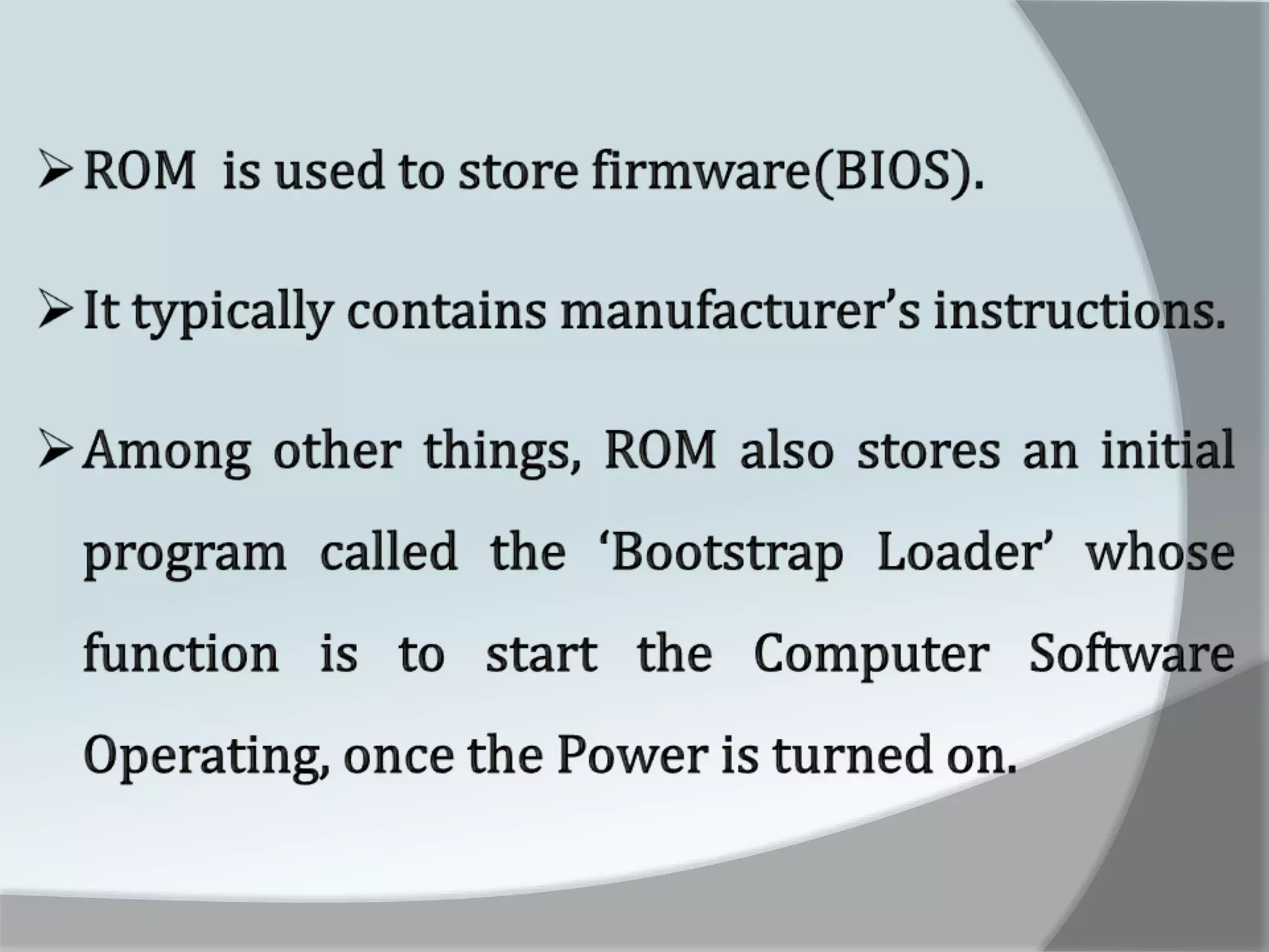 Computer organisation