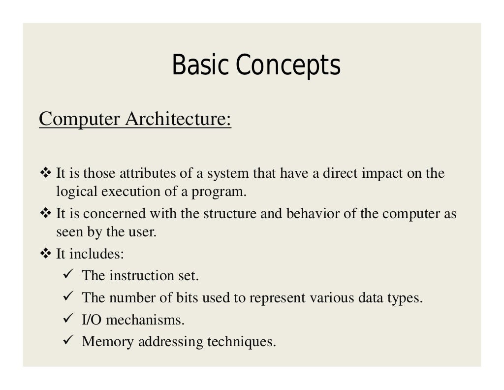 Basic Computer Organization and Design
