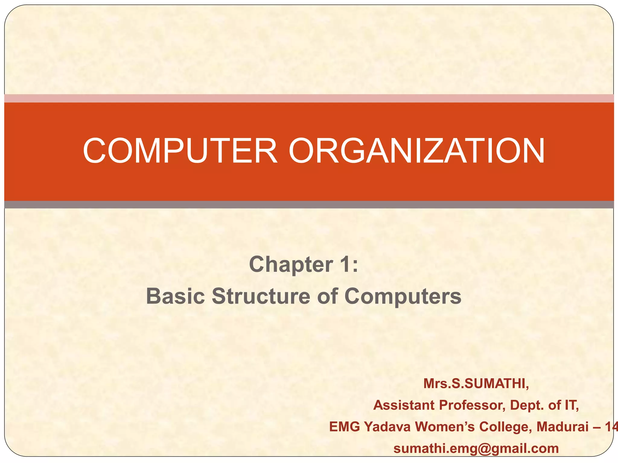 Computer organization | PPTX | Operating Systems | Computer Software ...