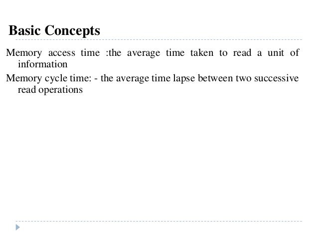 Computer Organization Memory computer organization memory