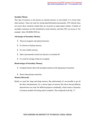 Computer Organization Lecture Notes | PDF