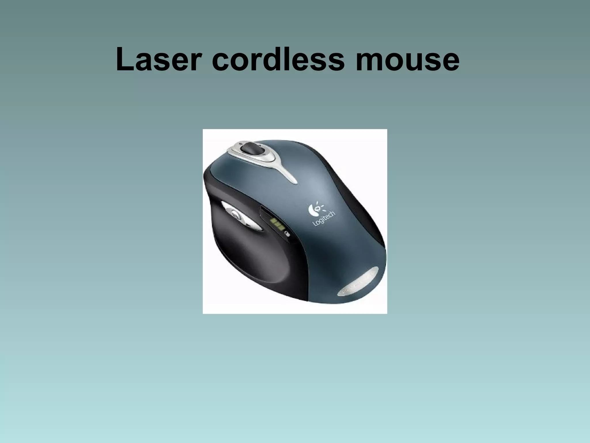 Laser cordless mouse