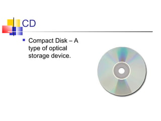 Cd Description Computer parts | PPT