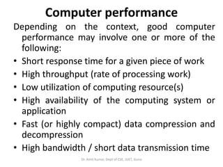 Computer performance | PDF