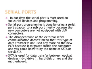 Computer ports | PPTX