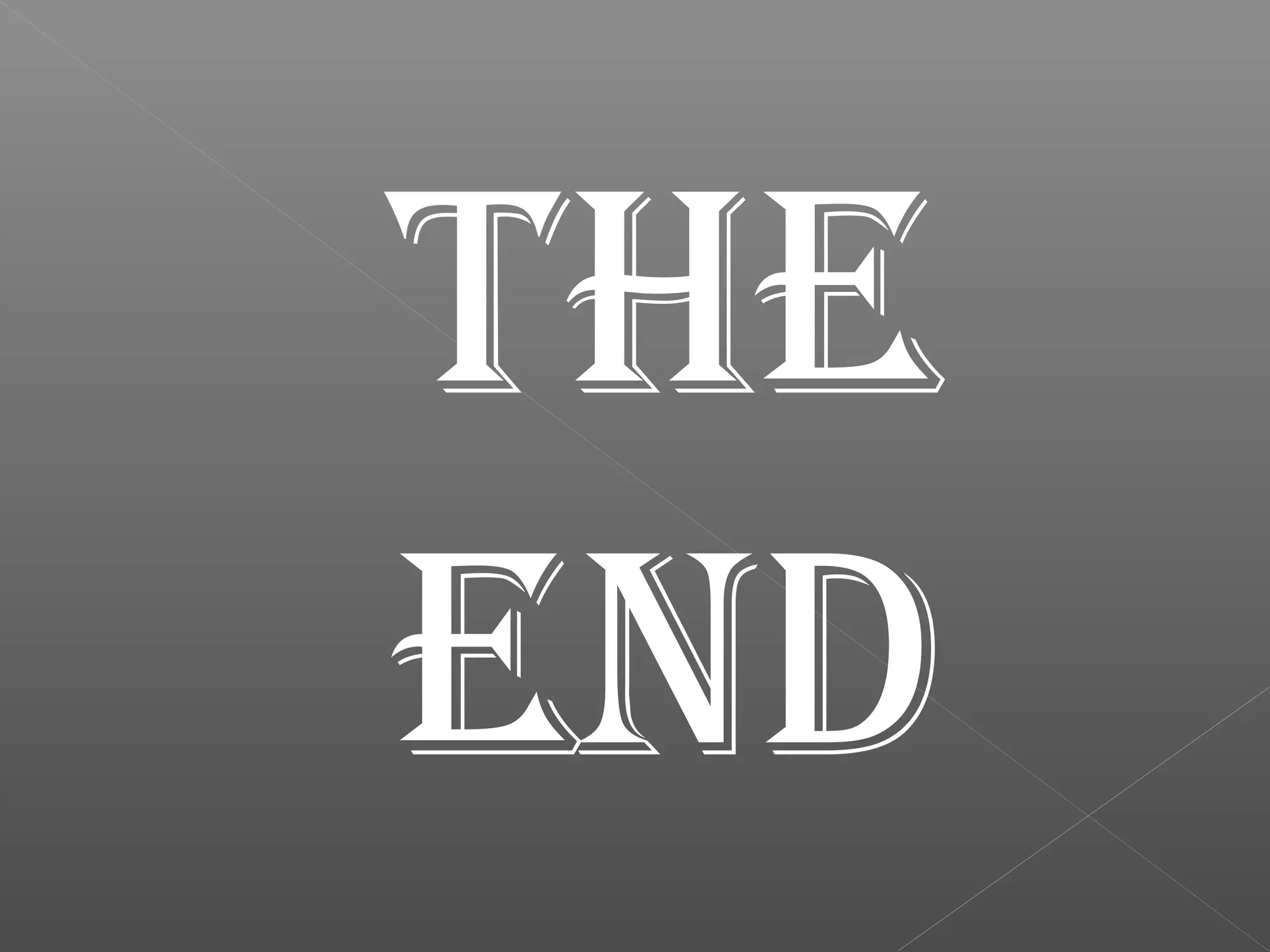 THE
END
 