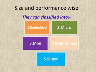 Mini Performance In Computer Science Computer ppt by ashish n akanksha | PPTX