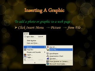 Insert Picture Computer Computer ppt on inserting images and tables | PPTX