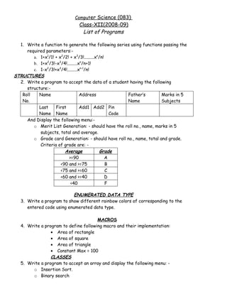 Computer Practical | PDF