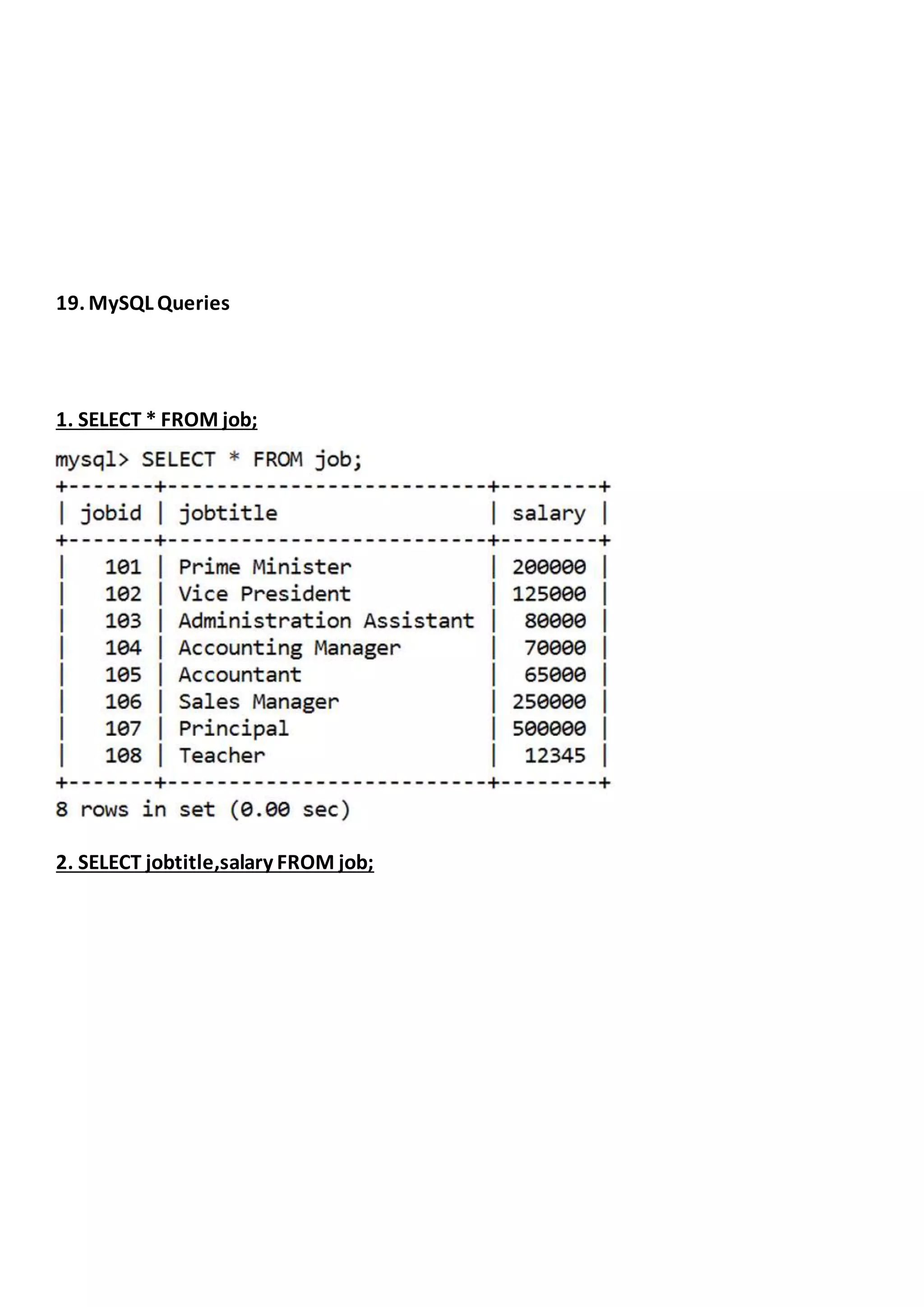 CBSE Class 12 Computer practical Python Programs and MYSQL | DOCX ...