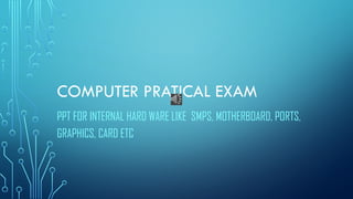 Comprehensive Guide to Internal Computer Hardware Components and ...
