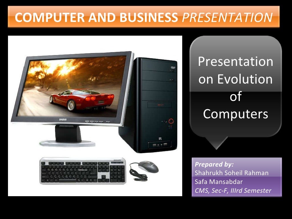 what is presentation of computer