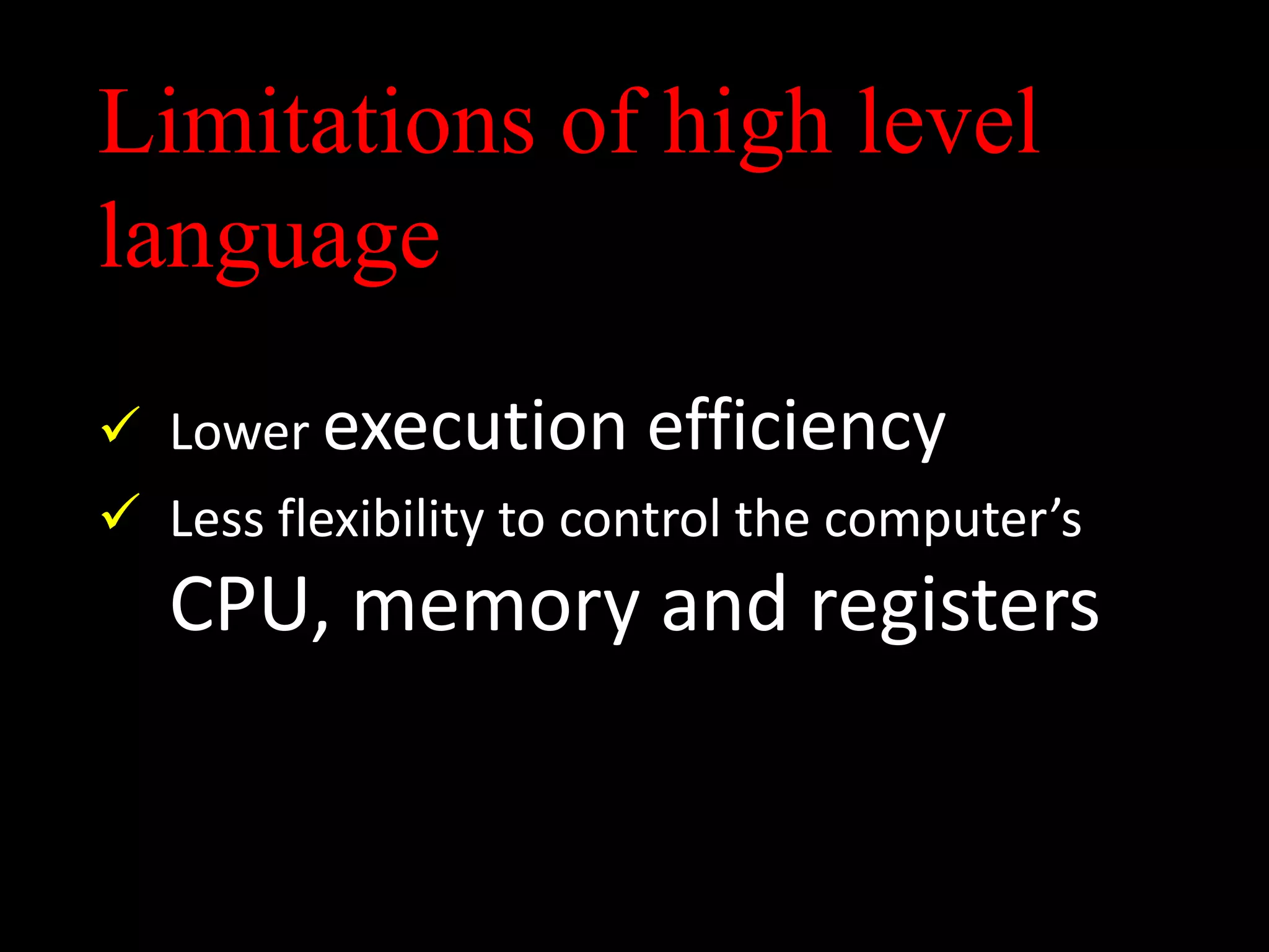 High Level Language (HLL) | PPTX