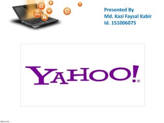 Presented By
Md. Kazi Faysal Kabir
Id. 151006075
 