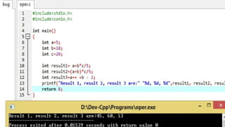 Comprehensive Overview of Expressions and Operators in Programming | PPTX