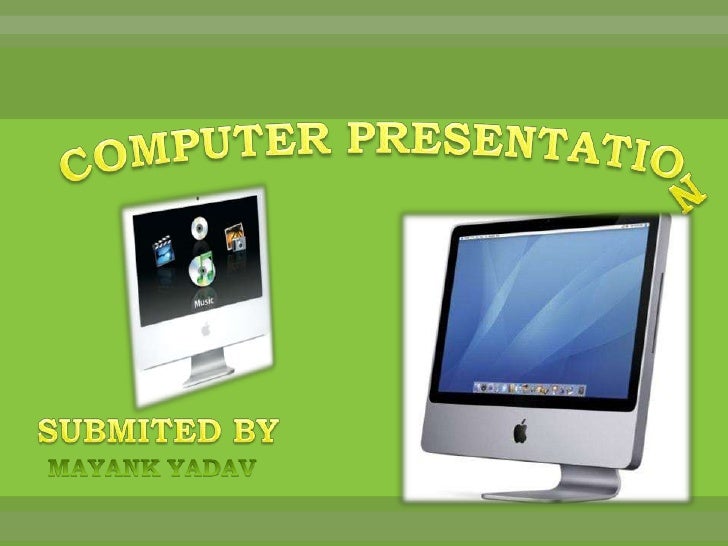 how make presentation in computer