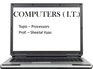 computer processors intel and amd