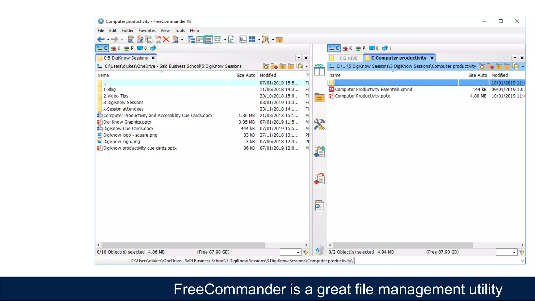FreeCommander is a great file management utility
 